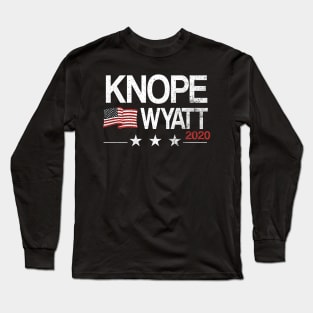 Knope VS Wyatt 2020 Black Tee Long Sleeve T-Shirt